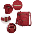 Load image into Gallery viewer, (red)Vintage Stiella Shoulder Handbag by Mia K - BagNook
