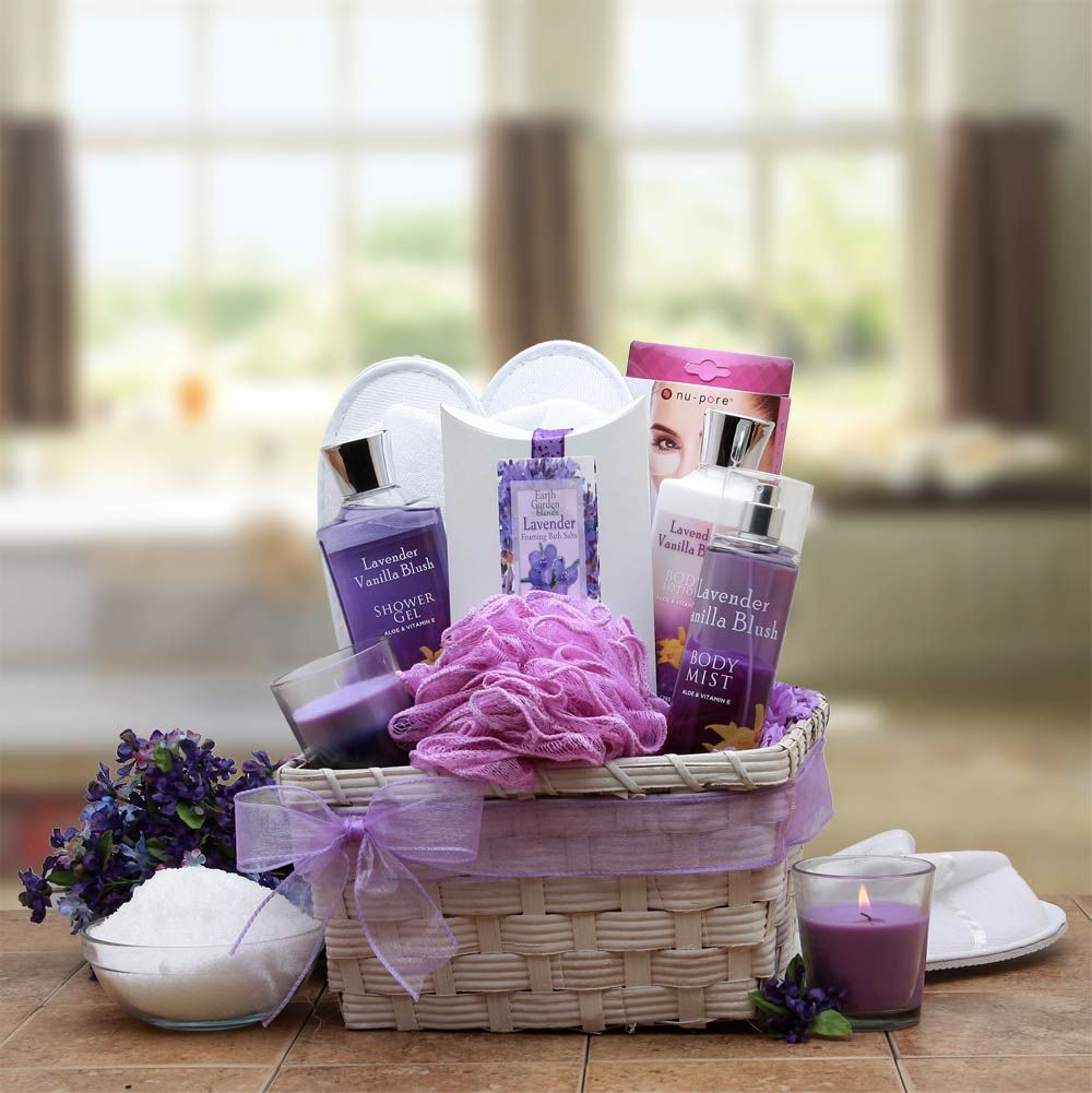 Gift Basket | Lavender Spa Gift Basket - BagNook