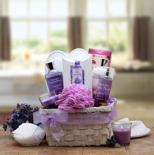Gift Basket | Lavender Spa Gift Basket - BagNook