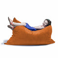 Load image into Gallery viewer, Jaxx 3.5 Ft Pillow Saxx Kids Bean Bag, Mandarin - BagNook
