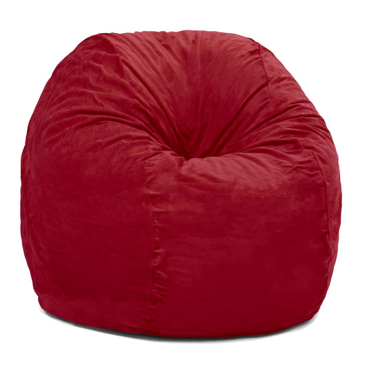 Jaxx Saxx 5 Ft Large Bean Bag, Cinnabar - BagNook