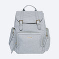 Load image into Gallery viewer, (grey)Tweed Like Diaper Backpack - BagNook

