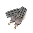Load image into Gallery viewer, (black-pewter)Naya Women Webbing Crossbody Straps by Mia K - BagNook

