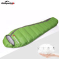 Load image into Gallery viewer, Kamperbox Down Sleeping Bag - Cozy 300 Green - BagNook
