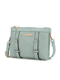 Load image into Gallery viewer, (seafoam)Elsie Multi Compartment Crossbody Bag by Mia k - BagNook

