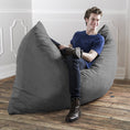 Load image into Gallery viewer, Jaxx 5.5 ft Pillow Saxx Bean Bag Pillow, Charcoal - BagNook
