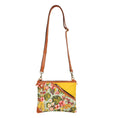 Load image into Gallery viewer, Grayson Wide Crossbody Bag w/ Pocket - Summer Jungle - BagNook
