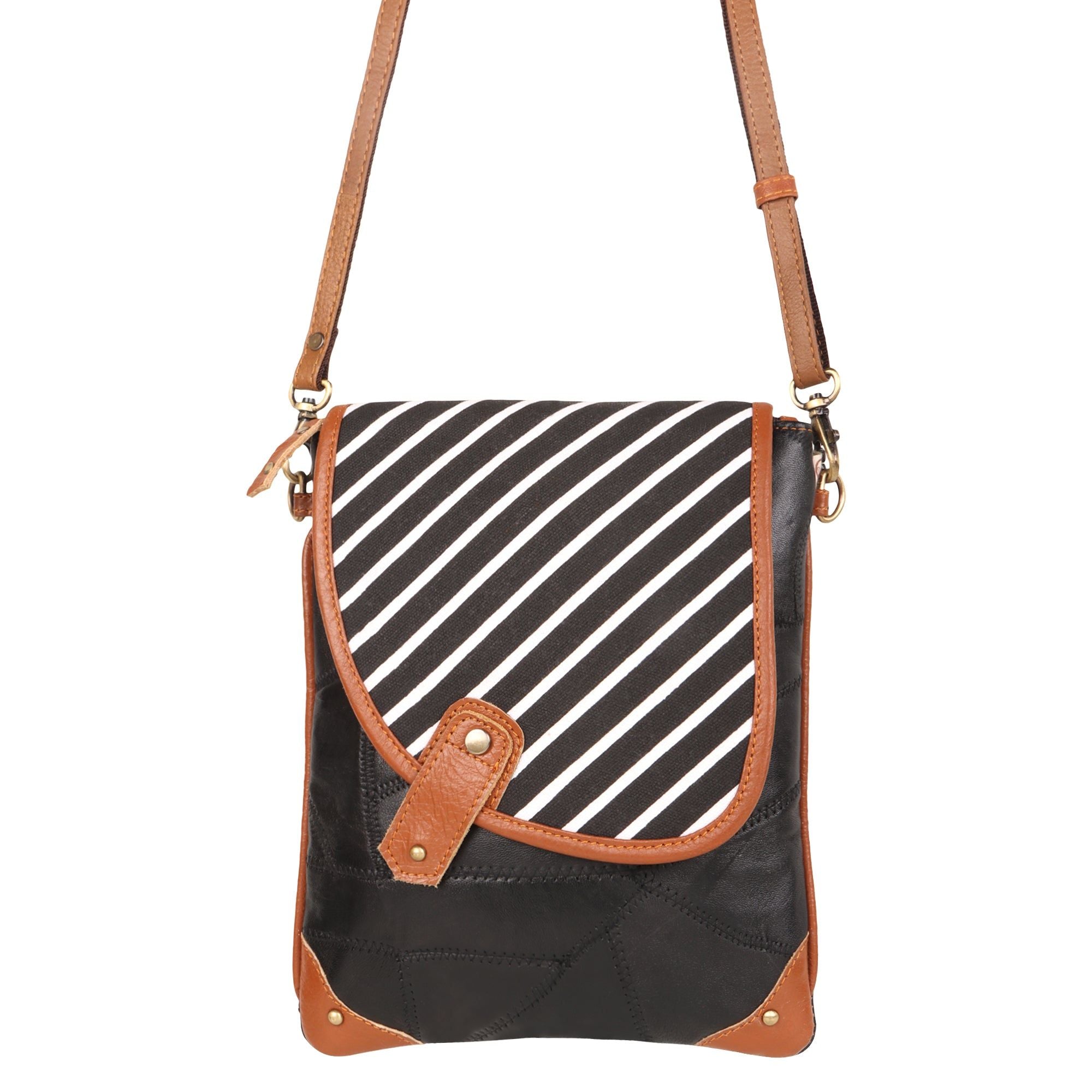 Express Noho Crossbody - Upcycled Genuine Leather - BagNook