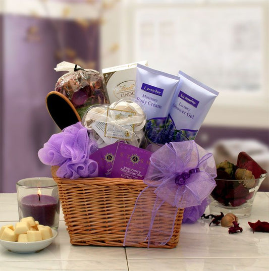 Gift Basket | Lavender Relaxation Spa Gift Basket - BagNook
