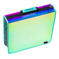 Load image into Gallery viewer, The Go Tab - 2" Zipper Binder w/Removeable File Folder- Iridescent - BagNook
