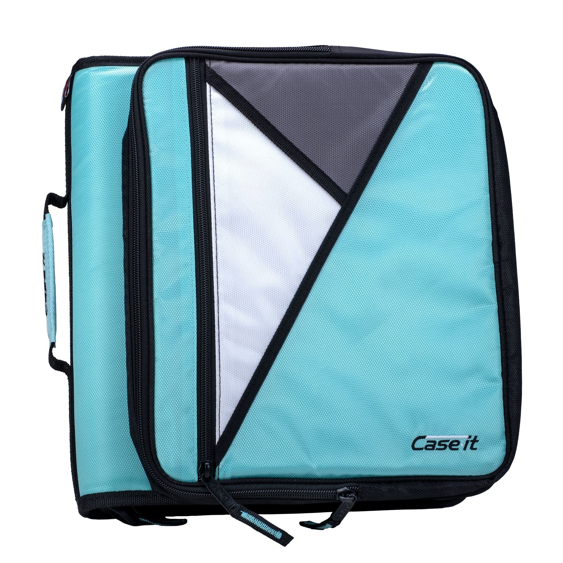 (spearmint)The Universal - 2 Inch Zipper Binder w/Laptop Pocket - BagNook