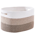 Load image into Gallery viewer, VEVOR Cotton Rope Storage Basket 3 Pack (15 x 10 x 9 in) 5.8 gallon - BagNook
