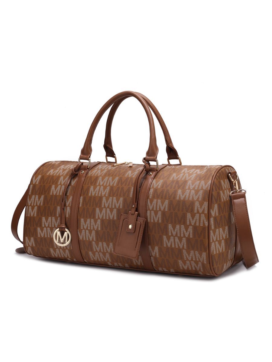 (tan)Jovani Duffel Weekender by Mia k - BagNook
