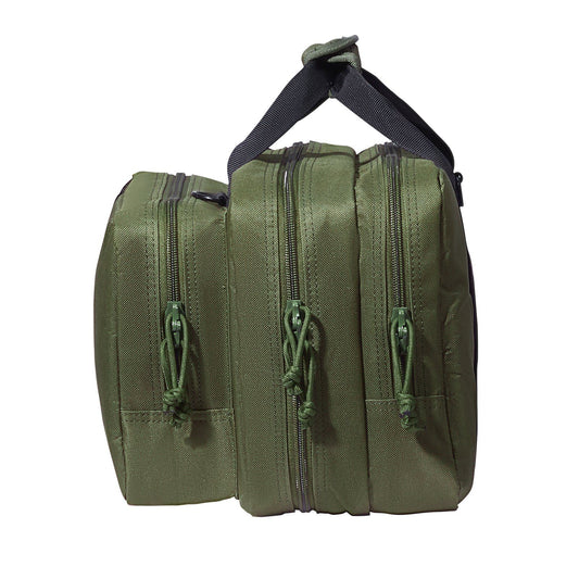 VEVOR Tactical Pistol Bag with 2 Pistol Cases - Green - BagNook