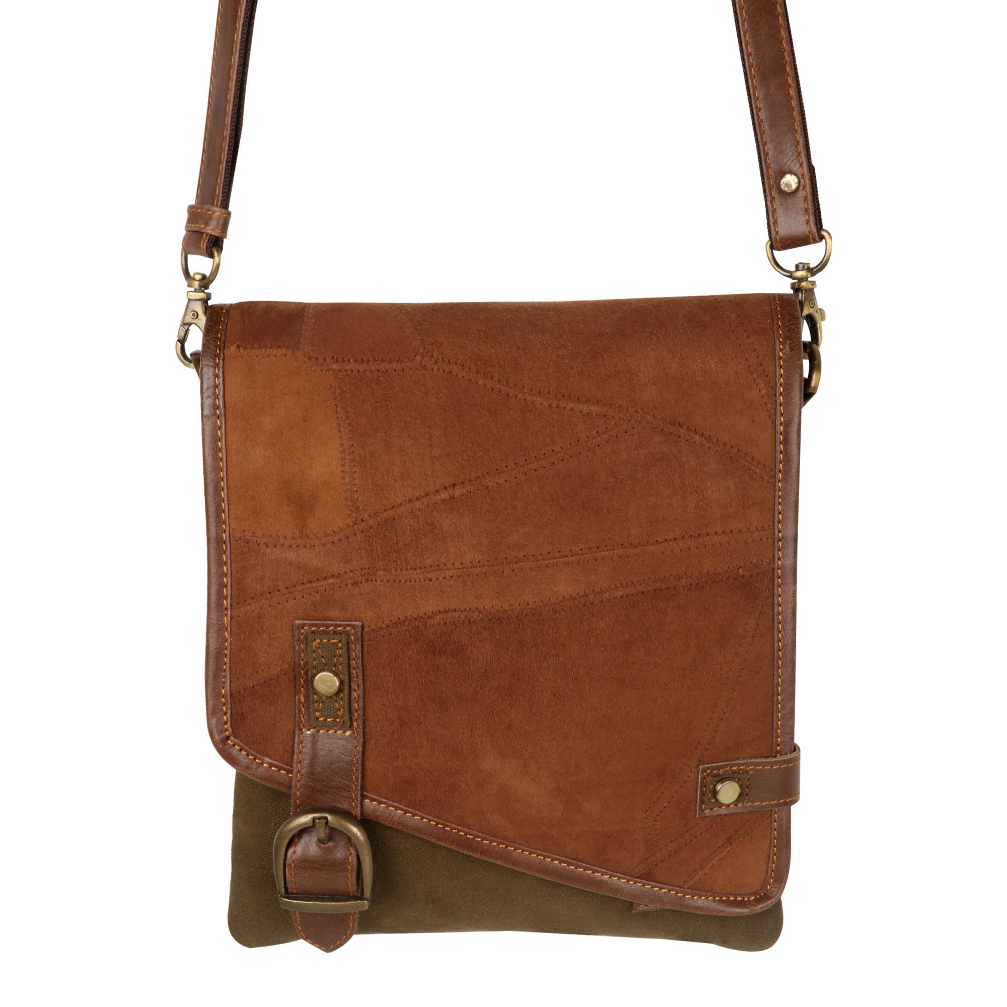 Empire Brown Medium Crossbody - BagNook