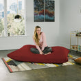 Load image into Gallery viewer, Jaxx 5.5 ft Pillow Saxx Bean Bag Pillow, Cinnabar - BagNook

