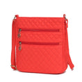 Load image into Gallery viewer, (orange)Lainey Solid Quilted Crossbody by Mia K - BagNook

