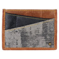Load image into Gallery viewer, Henry Grey Credit Card Wallet - Upcycled - BagNook
