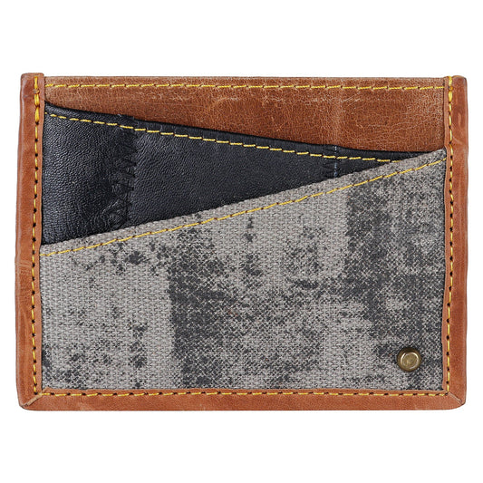 Henry Grey Credit Card Wallet - Upcycled - BagNook