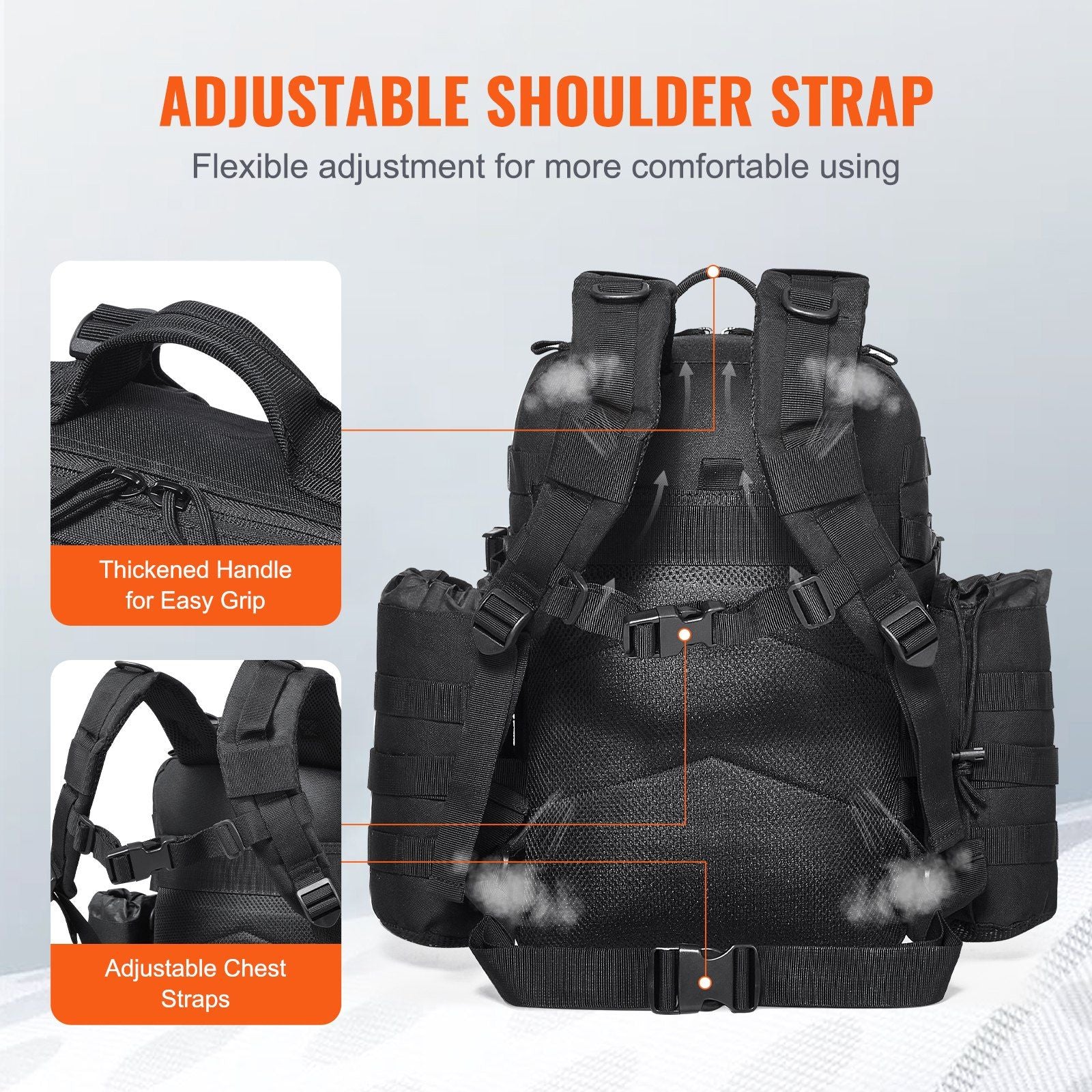 Tactical Backpack 25L Military Backpack with Molle Mode - BagNook