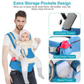 Load image into Gallery viewer, (blue)Multi Baby Carrier with Hip Seat - BagNook
