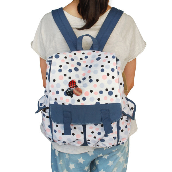 Date with Sun Fabric Art School Daypack - BagNook