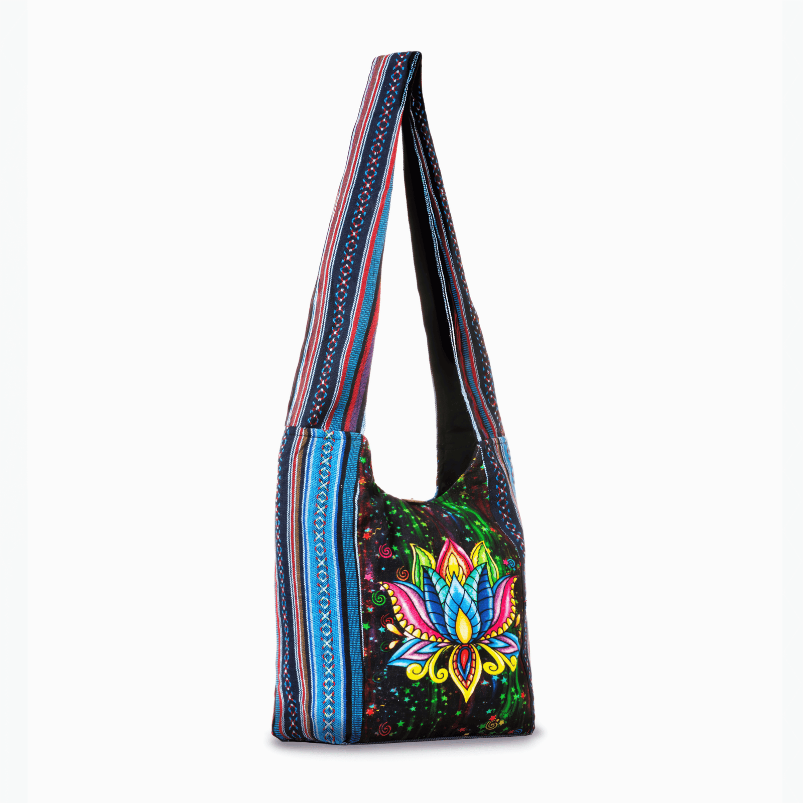 Kathmandu Collection | Lotus Handmade Crossbody/Hobo Bag - BagNook
