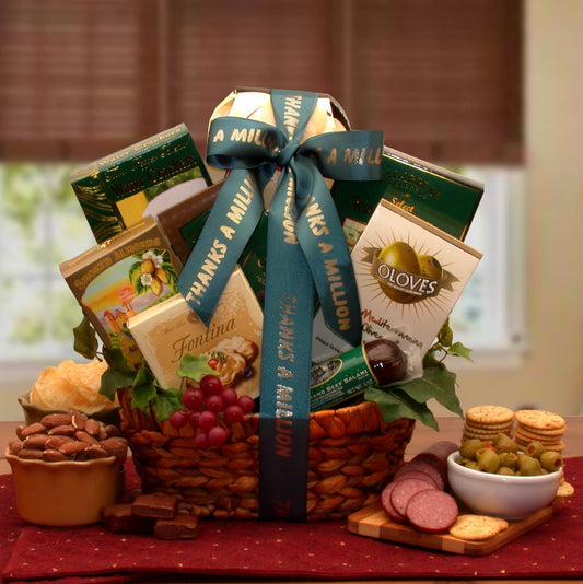 Gift Basket | A Gourmet Thank You Gift Basket - BagNook