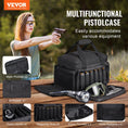 Load image into Gallery viewer, VEVOR Tactical Range Bag for 4 Pistols - Black - BagNook
