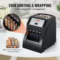 Load image into Gallery viewer, VEVOR USD Coin Sorter & Wrapper - 5¢ 10¢ 25¢, Sorts up to 230 Coins/min - BagNook
