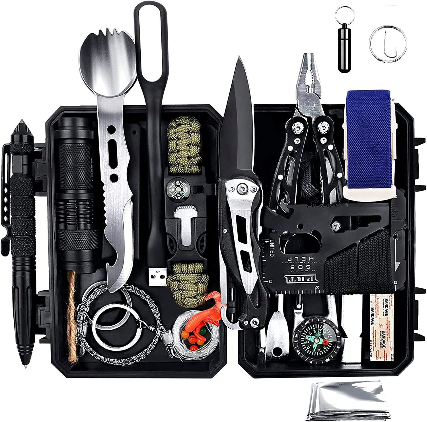ANTARCTICA Emergency Survival Gear Kit 60 in 1 - BagNook