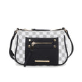 Load image into Gallery viewer, (black)Essie Circular Print Crossbody Bag by Mia K - BagNook
