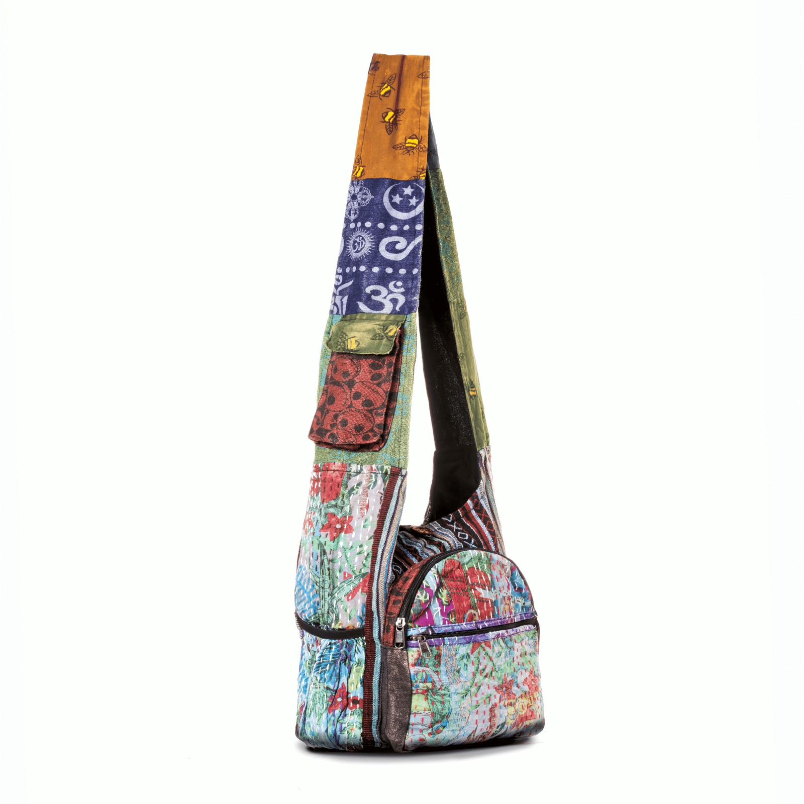 Kathmandu Collection | Vintage Patchwork Crossbody/Hobo Bag - BagNook