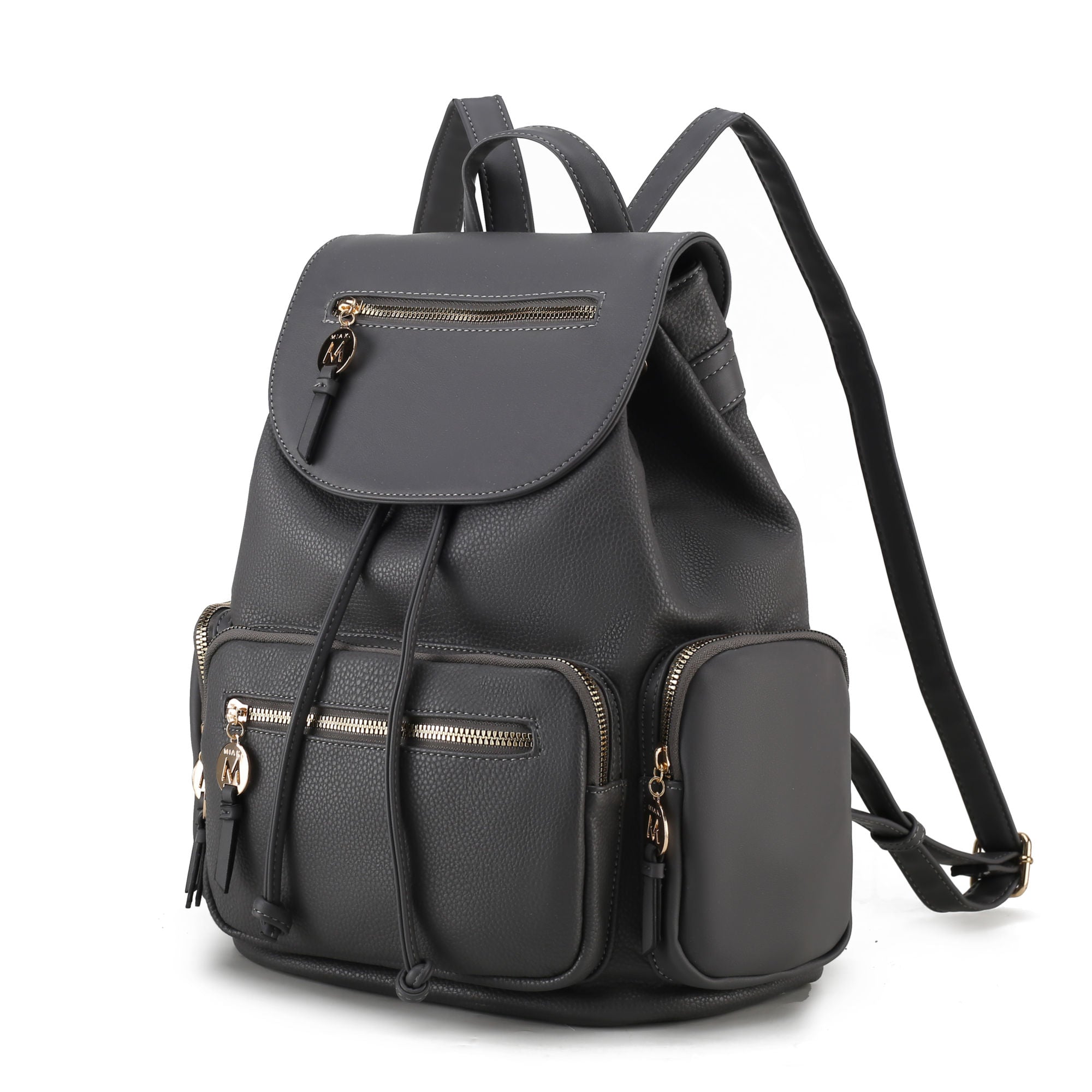 (charcoal)Ivanna Backpack by Mia K - BagNook