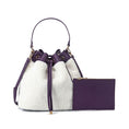Load image into Gallery viewer, (purple)Saryn Bucket Hobo Faux Shearling by Mia K. - BagNook

