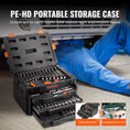 Load image into Gallery viewer, VEVOR Mechanics Tool/Socket Set, 1/4" 3/8" 1/2" 450pc SAE and Metric - BagNook

