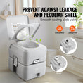 Load image into Gallery viewer, Portable Toilet for Camping, w/Bag, 5.3gal Waste Tank & 3.2gal Flush Tank - BagNook
