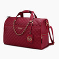 Load image into Gallery viewer, (red)Lexie Vegan Leather Women Duffle by Mia K - BagNook
