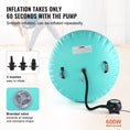 Load image into Gallery viewer, VEVOR Gymnastics Air Inflatable Barrel - 31.5 x 52.2", Mint Green - BagNook
