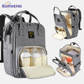 Load image into Gallery viewer, (gray)Sunveno Diaper Bag Backpack - BagNook
