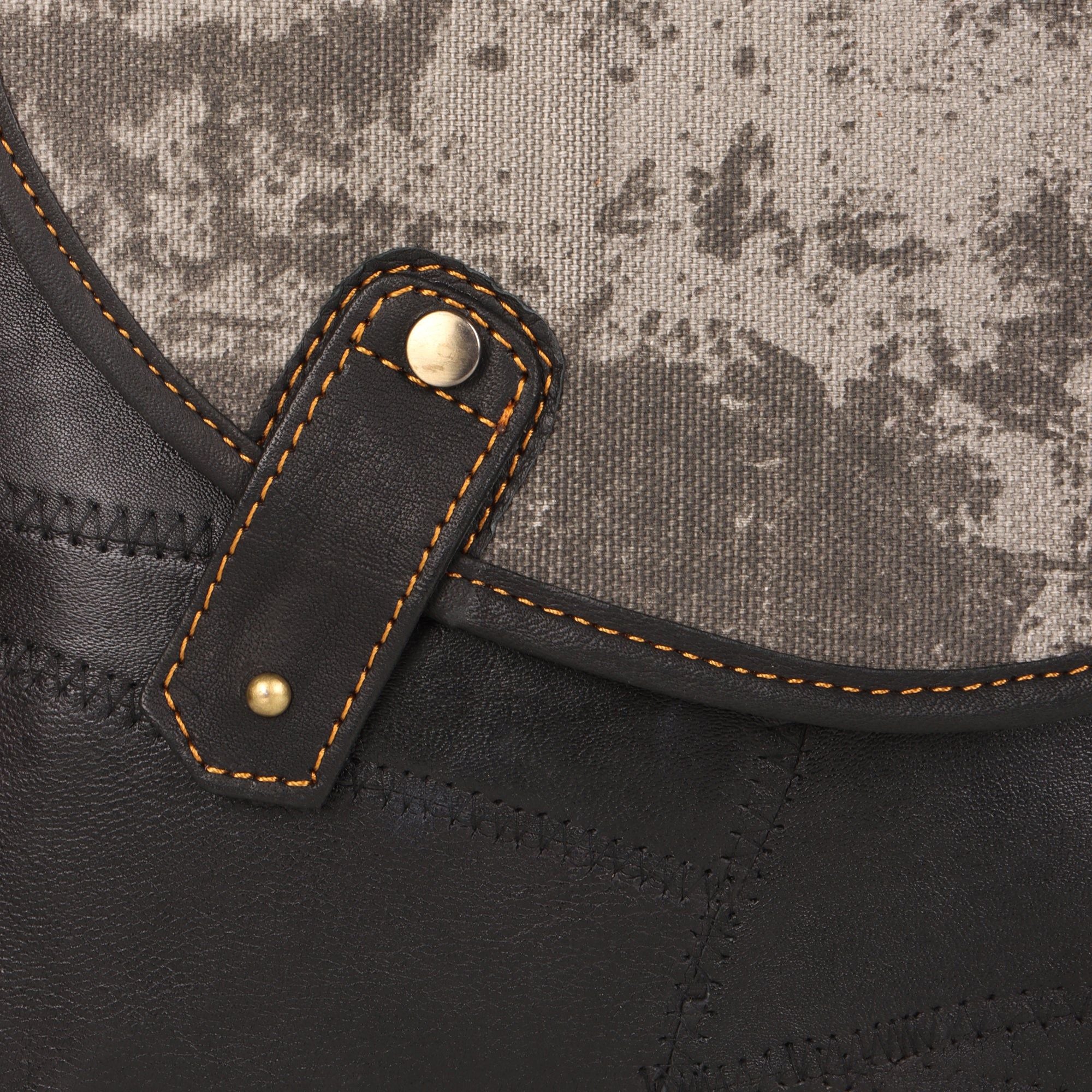 Noho Black Brisk Crossbody - Upcycled - BagNook