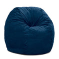 Load image into Gallery viewer, Jaxx Saxx 4 Foot Round Bean Bag, Navy - BagNook
