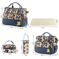 Load image into Gallery viewer, (grey)5pc Diaper Tote Bag Set - BagNook
