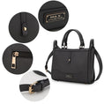 Load image into Gallery viewer, (charcoal)Melody V-Leather Tote by Mia K - BagNook
