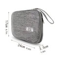 Load image into Gallery viewer, (grey)Multifunctional Data Cable Organizer Storage Case - BagNook
