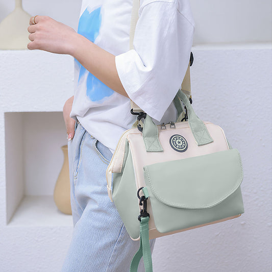 (green)Baby Diaper Bag with 6 Pockets - BagNook