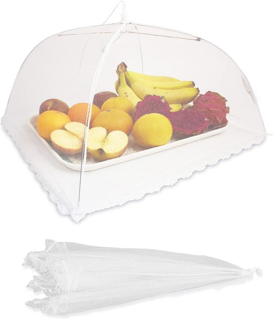 6 Nylon Collapsible Mesh Food Covers - BagNook