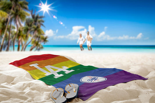 PRIDE SERIES - DODGERS - Beach Towel - BagNook