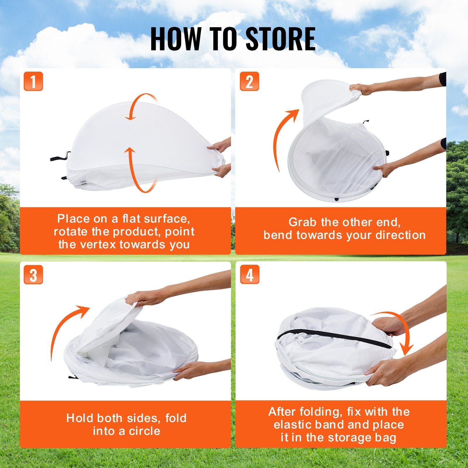 VEVOR Spray Paint Pop-Up Tent - 60x60x70in - BagNook