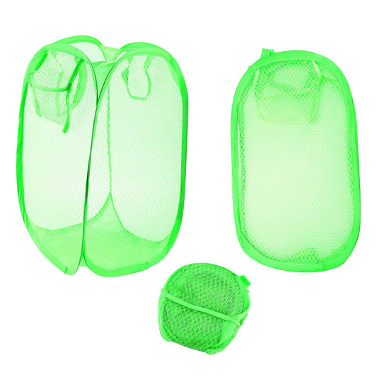 3pc Pop-Up Laundry Hampers - Mesh - BagNook